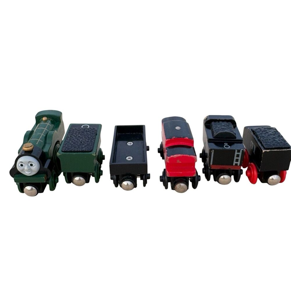 Thomas the Train Magnetic Wooden Railway Trains Emily & Tender Hiros Tender